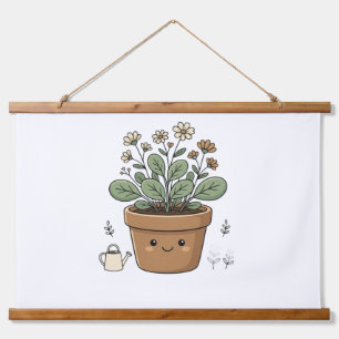 Watering Plants and Breaking Cycle Hanging Tapestry