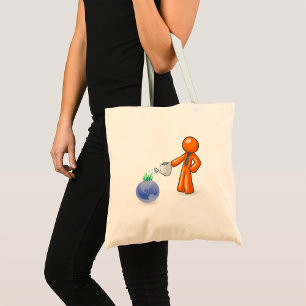 Watering The Earth Tote Bag