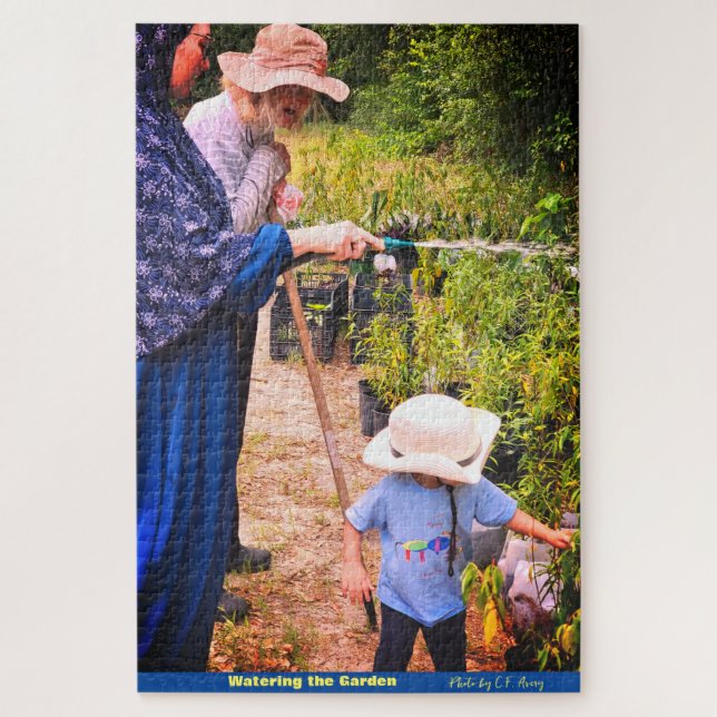 Watering the Garden / Farm  Jigsaw Puzzle (Vertical)