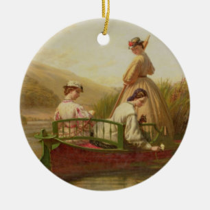 Waterlilies, 1864 (oil on canvas) ceramic ornament