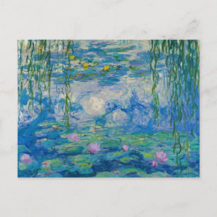 Waterlilies, 1916-1919 by Claude Monet Postcard