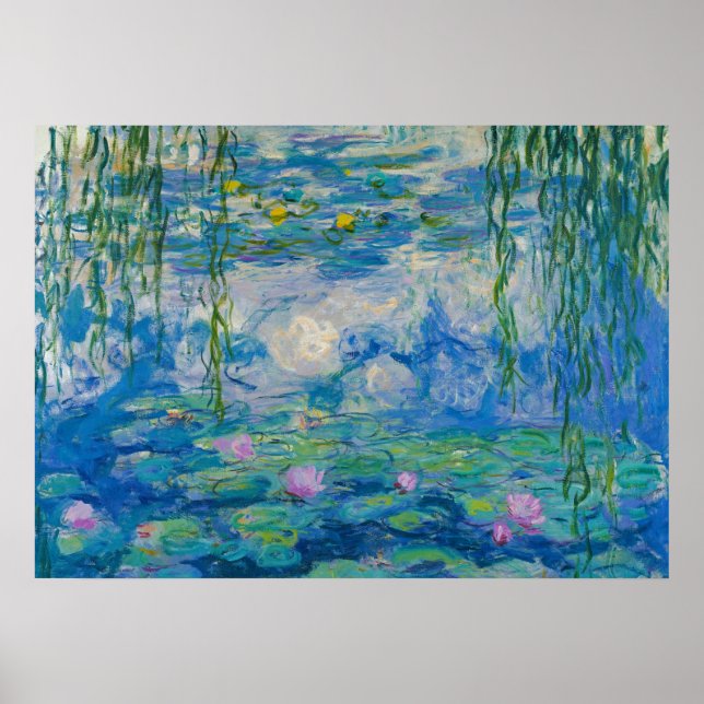 Waterlilies, 1916-1919 by Claude Monet Poster (Front)