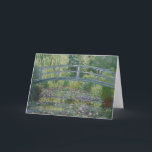 Waterlilies and Japanese Footbridge  Card<br><div class="desc">Waterlilies and Japanese Footbridge by Claude Monet. 1899

This image is in the public domain</div>