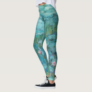 Waterlilies (by Claude Monet, 1915) Leggings