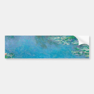 Waterlilies by Claude Monet Fine Art Painting Bumper Sticker