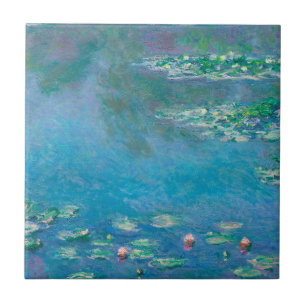 Waterlilies by Claude Monet Fine Art Painting Ceramic Tile