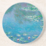 Waterlilies by Claude Monet Fine Art Painting Coaster<br><div class="desc">Beautiful masterpiece by Claude Monet - Water Lilies from his garden at Giverny,  France. One of the most famous fine art paintings in art history and a beautiful example of impressionism. This is truly a wonderful artwork and a great gift for art lover.</div>