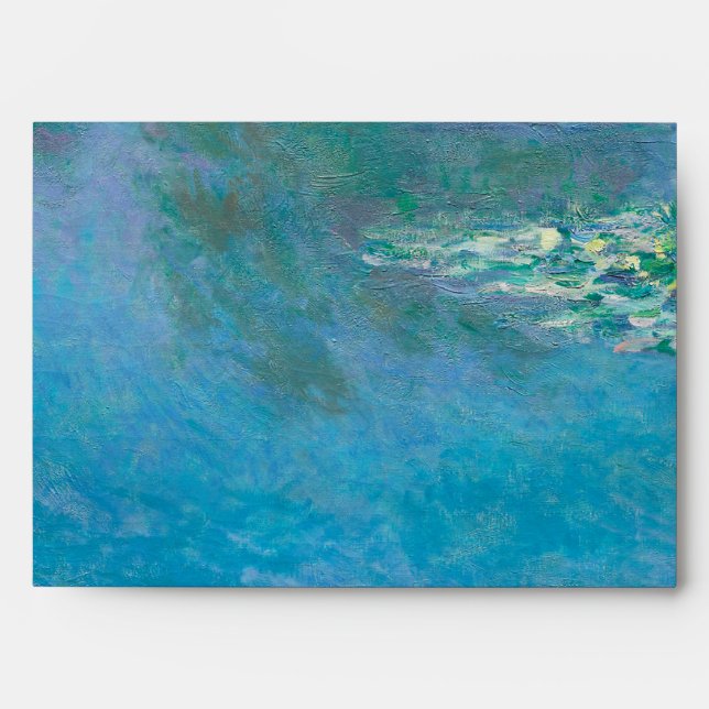 Waterlilies by Claude Monet Fine Art Painting Envelope (Front)
