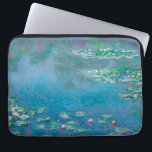 Waterlilies by Claude Monet Fine Art Painting Laptop Sleeve<br><div class="desc">Beautiful masterpiece by Claude Monet - Water Lilies from his garden at Giverny,  France. One of the most famous fine art paintings in art history and a beautiful example of impressionism. This is truly a wonderful artwork and a great gift for art lover.</div>