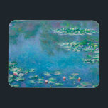 Waterlilies by Claude Monet Fine Art Painting Magnet<br><div class="desc">Beautiful masterpiece by Claude Monet - Water Lilies from his garden at Giverny,  France. One of the most famous fine art paintings in art history and a beautiful example of impressionism. This is truly a wonderful artwork and a great gift for art lover.</div>