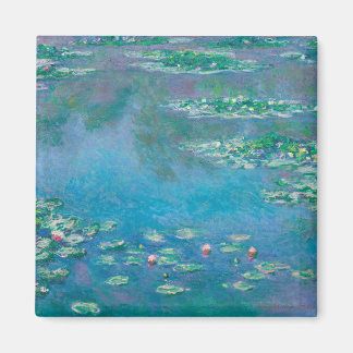 Waterlilies by Claude Monet Fine Art Painting Magnet