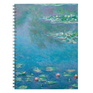 Waterlilies by Claude Monet Fine Art Painting Notebook