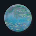 Waterlilies by Claude Monet Fine Art Painting Paper Plate<br><div class="desc">Beautiful masterpiece by Claude Monet - Water Lilies from his garden at Giverny,  France. One of the most famous fine art paintings in art history and a beautiful example of impressionism. This is truly a wonderful artwork and a great gift for art lover.</div>