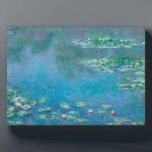Waterlilies by Claude Monet Fine Art Painting Plaque<br><div class="desc">Beautiful masterpiece by Claude Monet - Water Lilies from his garden at Giverny,  France. One of the most famous fine art paintings in art history and a beautiful example of impressionism. This is truly a wonderful artwork and a great gift for art lover.</div>