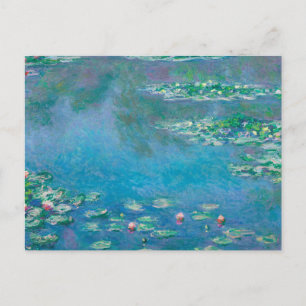 Waterlilies by Claude Monet Fine Art Painting Postcard