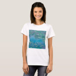 Waterlilies by Claude Monet Fine Art Painting T-Shirt<br><div class="desc">Beautiful masterpiece by Claude Monet - Water Lilies from his garden at Giverny,  France. One of the most famous fine art paintings in art history and a beautiful example of impressionism. This is truly a wonderful artwork and a great gift for art lover.</div>