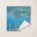 Waterlilies by Claude Monet Fine Art Painting Wash Cloth<br><div class="desc">Beautiful masterpiece by Claude Monet - Water Lilies from his garden at Giverny,  France. One of the most famous fine art paintings in art history and a beautiful example of impressionism. This is truly a wonderful artwork and a great gift for art lover.</div>