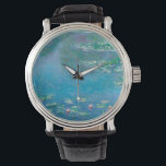 Waterlilies by Claude Monet Fine Art Painting Watch<br><div class="desc">Beautiful masterpiece by Claude Monet - Water Lilies from his garden at Giverny,  France. One of the most famous fine art paintings in art history and a beautiful example of impressionism. This is truly a wonderful artwork and a great gift for art lover.</div>
