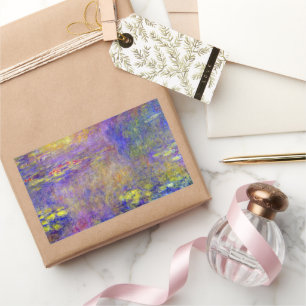 Waterlilies by Claude Monet Rectangular Sticker