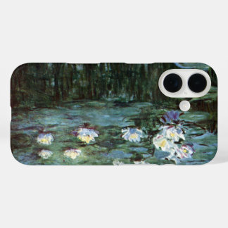Waterlilies by Claude Monet, Vintage Fine Art iPhone 16 Case