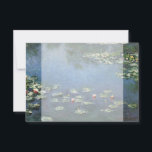 Waterlilies by Claude Monet, Vintage Flowers<br><div class="desc">Water Lilies (1906) by Claude Monet is a vintage impressionism fine art landscape floral painting. It is one of many variations of water lily paintings that Monet painted in his flower garden in Giverny, France. Waterlily flowers in a spring season pond. About the artist: Claude Monet (1840-1926) was a founder...</div>