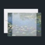 Waterlilies by Claude Monet, Vintage Flowers<br><div class="desc">Water Lilies (1906) by Claude Monet is a vintage impressionism fine art landscape floral painting. It is one of many variations of water lily paintings that Monet painted in his flower garden in Giverny, France. Waterlily flowers in a spring season pond. About the artist: Claude Monet (1840-1926) was a founder...</div>