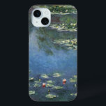 Waterlilies by Claude Monet, Vintage Flowers iPhone 15 Mini Case<br><div class="desc">Water Lilies (1906) by Claude Monet is a vintage impressionism fine art landscape floral painting. It is one of many variations of water lily paintings that Monet painted in his flower garden in Giverny, France. Waterlily flowers in a spring season pond. About the artist: Claude Monet (1840-1926) was a founder...</div>
