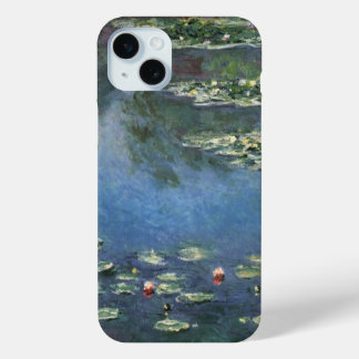 Waterlilies by Claude Monet, Vintage Flowers iPhone 15 Mini Case