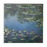 Waterlilies by Claude Monet, Vintage Flowers Ceramic Tile<br><div class="desc">Water Lilies (1906) by Claude Monet is a vintage impressionism fine art landscape floral painting. It is one of many variations of water lily paintings that Monet painted in his flower garden in Giverny, France. Waterlily flowers in a spring season pond. About the artist: Claude Monet (1840-1926) was a founder...</div>