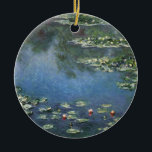 Waterlilies by Claude Monet, Vintage Flowers Ceramic Tree Decoration<br><div class="desc">Water Lilies (1906) by Claude Monet is a vintage impressionism fine art landscape floral painting. It is one of many variations of water lily paintings that Monet painted in his flower garden in Giverny, France. Waterlily flowers in a spring season pond. About the artist: Claude Monet (1840-1926) was a founder...</div>