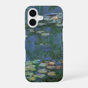 Waterlilies by Claude Monet, Vintage Flowers iPhone 16 Case