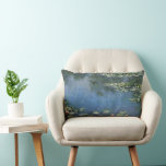 Waterlilies by Claude Monet, Vintage Flowers Lumbar Cushion<br><div class="desc">Water Lilies (1906) by Claude Monet is a vintage impressionism fine art landscape floral painting. It is one of many variations of water lily paintings that Monet painted in his flower garden in Giverny, France. Waterlily flowers in a spring season pond. About the artist: Claude Monet (1840-1926) was a founder...</div>