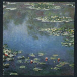 Waterlilies by Claude Monet, Vintage Flowers Napkin<br><div class="desc">Water Lilies (1906) by Claude Monet is a vintage impressionism fine art landscape floral painting. It is one of many variations of water lily paintings that Monet painted in his flower garden in Giverny, France. Waterlily flowers in a spring season pond. About the artist: Claude Monet (1840-1926) was a founder...</div>