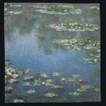 Waterlilies by Claude Monet, Vintage Flowers Napkin<br><div class="desc">Water Lilies (1906) by Claude Monet is a vintage impressionism fine art landscape floral painting. It is one of many variations of water lily paintings that Monet painted in his flower garden in Giverny, France. Waterlily flowers in a spring season pond. About the artist: Claude Monet (1840-1926) was a founder...</div>