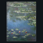 Waterlilies by Claude Monet, Vintage Flowers Notebook<br><div class="desc">Water Lilies (1906) by Claude Monet is a vintage impressionism fine art landscape floral painting. It is one of many variations of water lily paintings that Monet painted in his flower garden in Giverny, France. Waterlily flowers in a spring season pond. About the artist: Claude Monet (1840-1926) was a founder...</div>