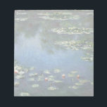 Waterlilies by Claude Monet, Vintage Flowers Notepad<br><div class="desc">Water Lilies (1906) by Claude Monet is a vintage impressionism fine art landscape floral painting. It is one of many variations of water lily paintings that Monet painted in his flower garden in Giverny, France. Waterlily flowers in a spring season pond. About the artist: Claude Monet (1840-1926) was a founder...</div>