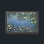 Waterlilies by Claude Monet, Vintage Flowers Trifold Wallet<br><div class="desc">Water Lilies (1906) by Claude Monet is a vintage impressionism fine art landscape floral painting. It is one of many variations of water lily paintings that Monet painted in his flower garden in Giverny, France. Waterlily flowers in a spring season pond. About the artist: Claude Monet (1840-1926) was a founder...</div>