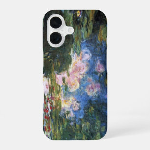 Waterlilies by Claude Monet, Vintage Garden Art iPhone 16 Case