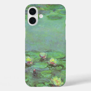 Waterlilies by Claude Monet, Vintage Impressionism iPhone 16 Plus Case