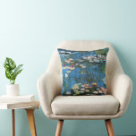Waterlilies by Claude Monet, Vintage Impressionism Cushion<br><div class="desc">Waterlilies (1914) by Claude Monet is a vintage impressionist fine art nature painting. One of many variations of water lily floral paintings that Monet painted by the pond in his flower garden in Giverny, France. About the artist: Claude Monet (1840-1926) was a founder of the French impressionist painting movement with...</div>