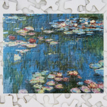 Waterlilies by Claude Monet, Vintage Impressionism