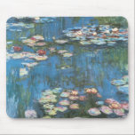 Waterlilies by Claude Monet, Vintage Impressionism Mouse Pad<br><div class="desc">Waterlilies (1914) by Claude Monet is a vintage impressionist fine art nature painting. One of many variations of water lily floral paintings that Monet painted by the pond in his flower garden in Giverny, France. About the artist: Claude Monet (1840-1926) was a founder of the French impressionist painting movement with...</div>