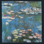Waterlilies by Claude Monet, Vintage Impressionism Napkin<br><div class="desc">Waterlilies (1914) by Claude Monet is a vintage impressionist fine art nature painting. One of many variations of water lily floral paintings that Monet painted by the pond in his flower garden in Giverny, France. About the artist: Claude Monet (1840-1926) was a founder of the French impressionist painting movement with...</div>
