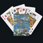 Waterlilies by Claude Monet, Vintage Impressionism Playing Cards<br><div class="desc">Waterlilies (1914) by Claude Monet is a vintage impressionist fine art nature painting. One of many variations of water lily floral paintings that Monet painted by the pond in his flower garden in Giverny, France. About the artist: Claude Monet (1840-1926) was a founder of the French impressionist painting movement with...</div>