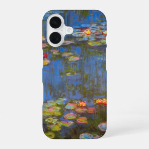 Waterlilies by Claude Monet, Vintage Nature Art iPhone 16 Case