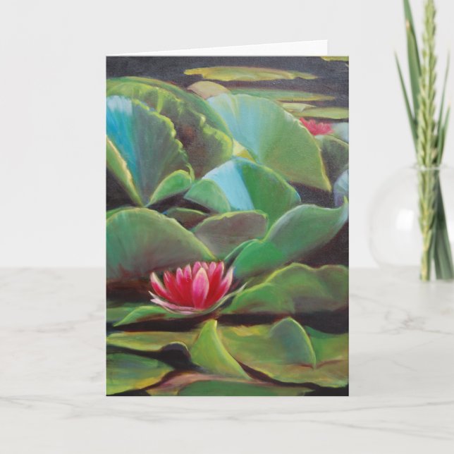 waterlilies card (Front)