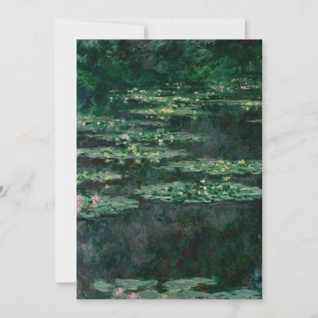 Waterlilies (Claude Monet) Card (Front)