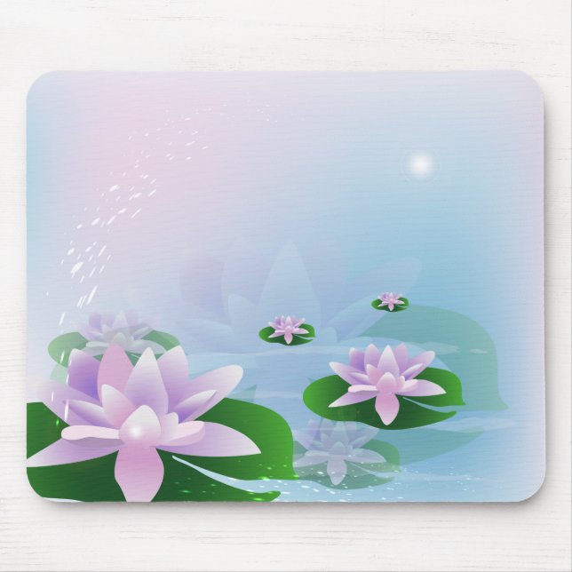 Waterlilies Mouse Pad (Front)