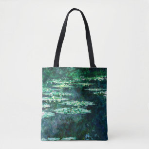 Waterlilies painting by Claude Monet Tote Bag