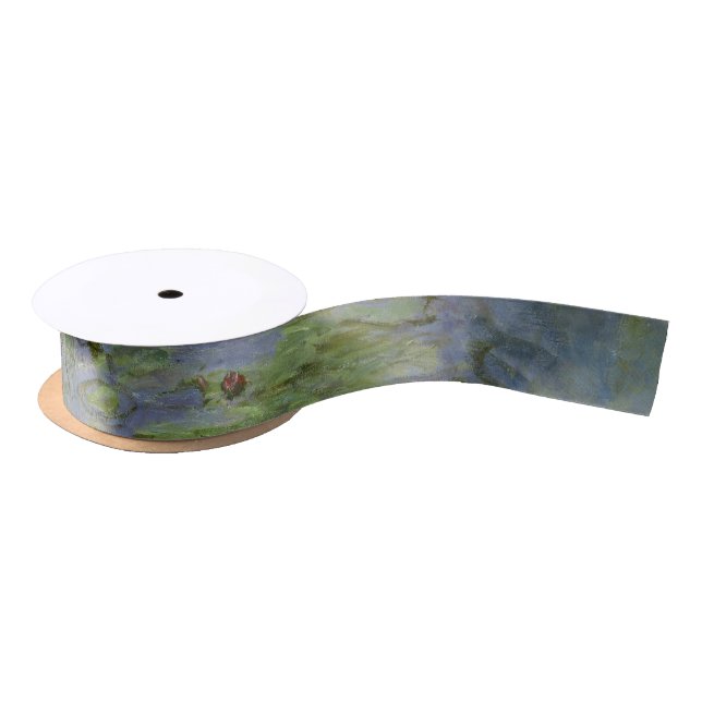Waterlilies Satin Ribbon (Spool)